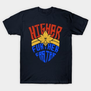 Higher Further Faster Emblem T-Shirt